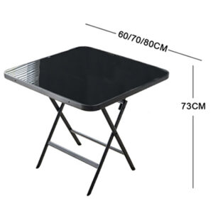 square folding table size